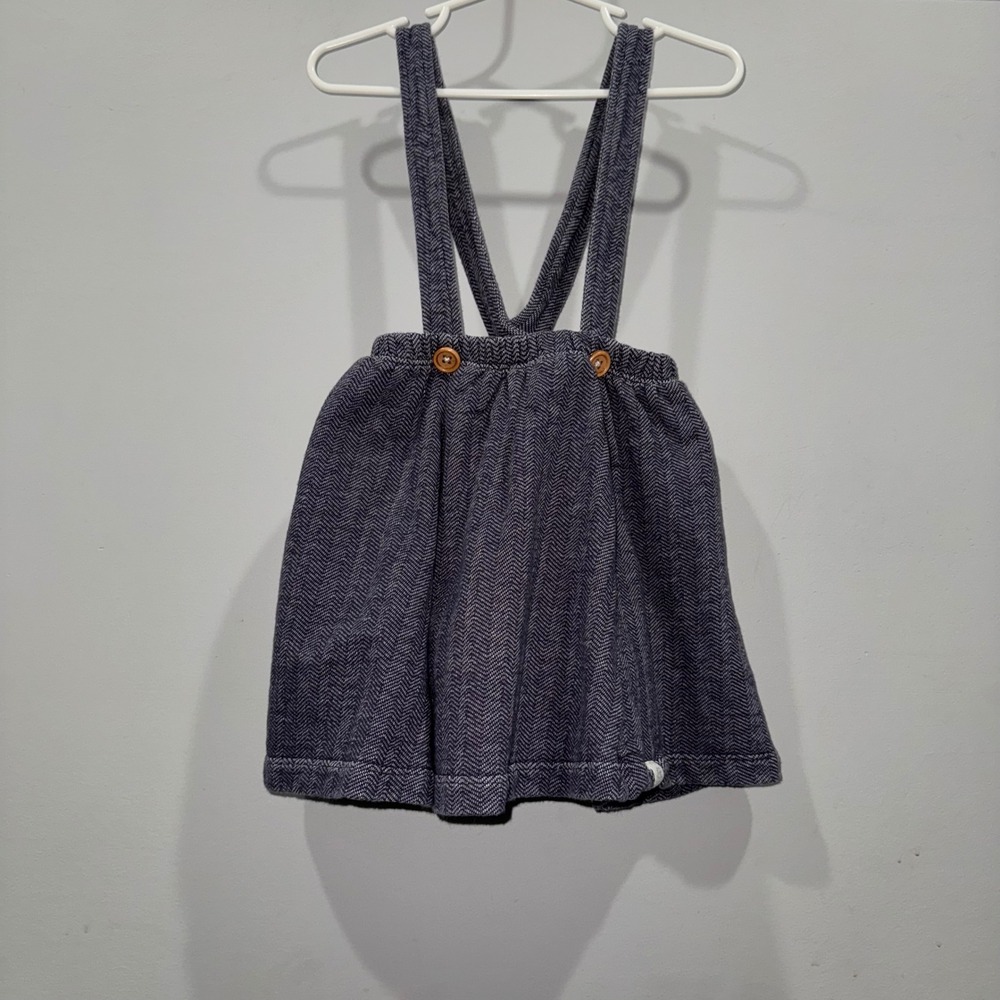 Little Road Co Herringbone Skirtall Suspender‎ Skirt Outfit Toddler Girl 2/3Y